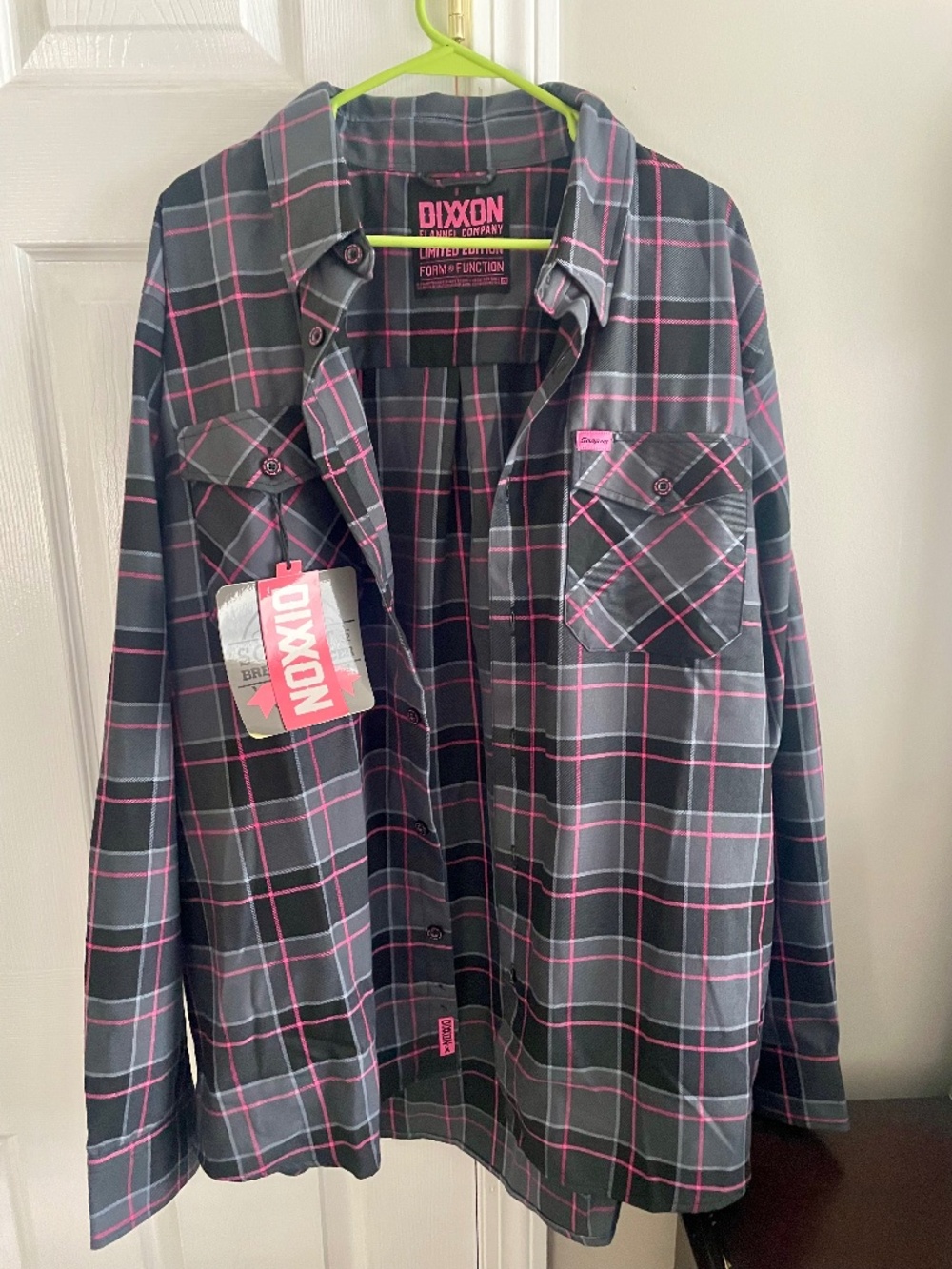 Dixxon Pink Gray Flannel